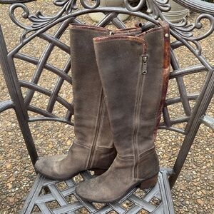 Donald Pliner size 7 espresso tall boot